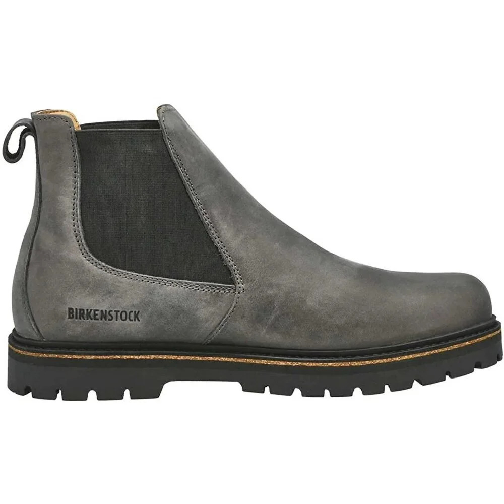BIRKENSTOCK Womens Stalon Nubuck Leather Boot in Graphite. Sz: EU36/US5